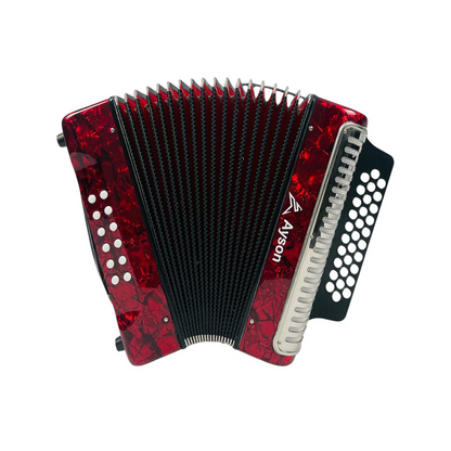Acordeon Ayson Besas 5 Letras Si Bemol, Mi Bemol, La Bemol