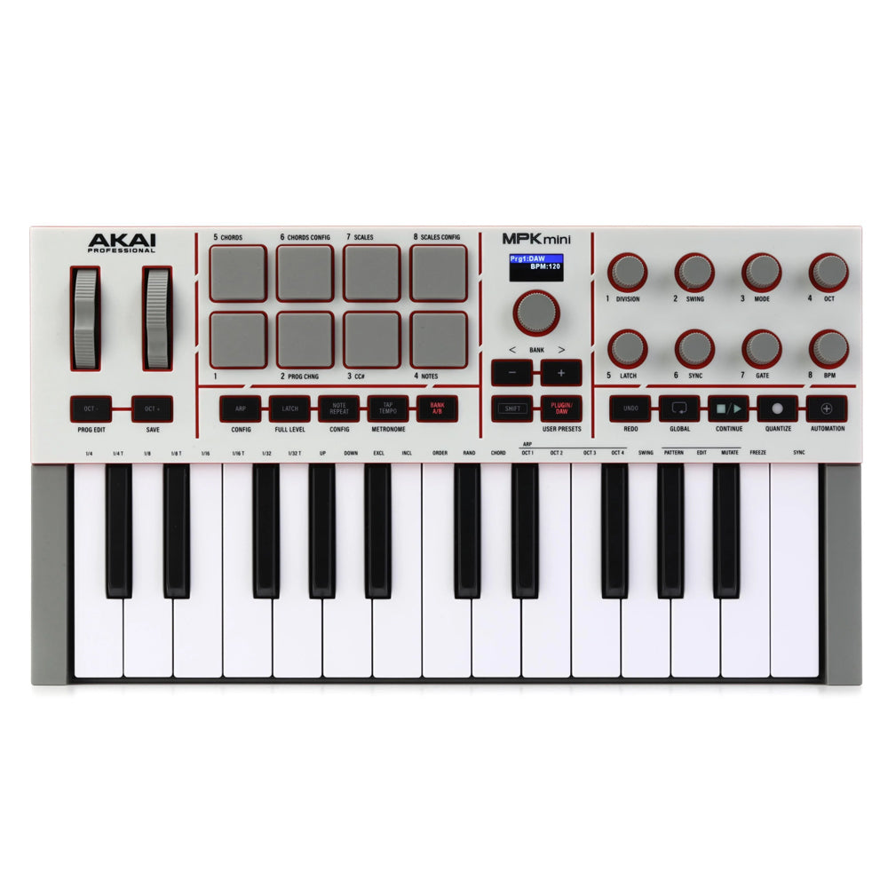 Teclado Controlador Akai Mpk Mini IV 25 Teclas - Usb