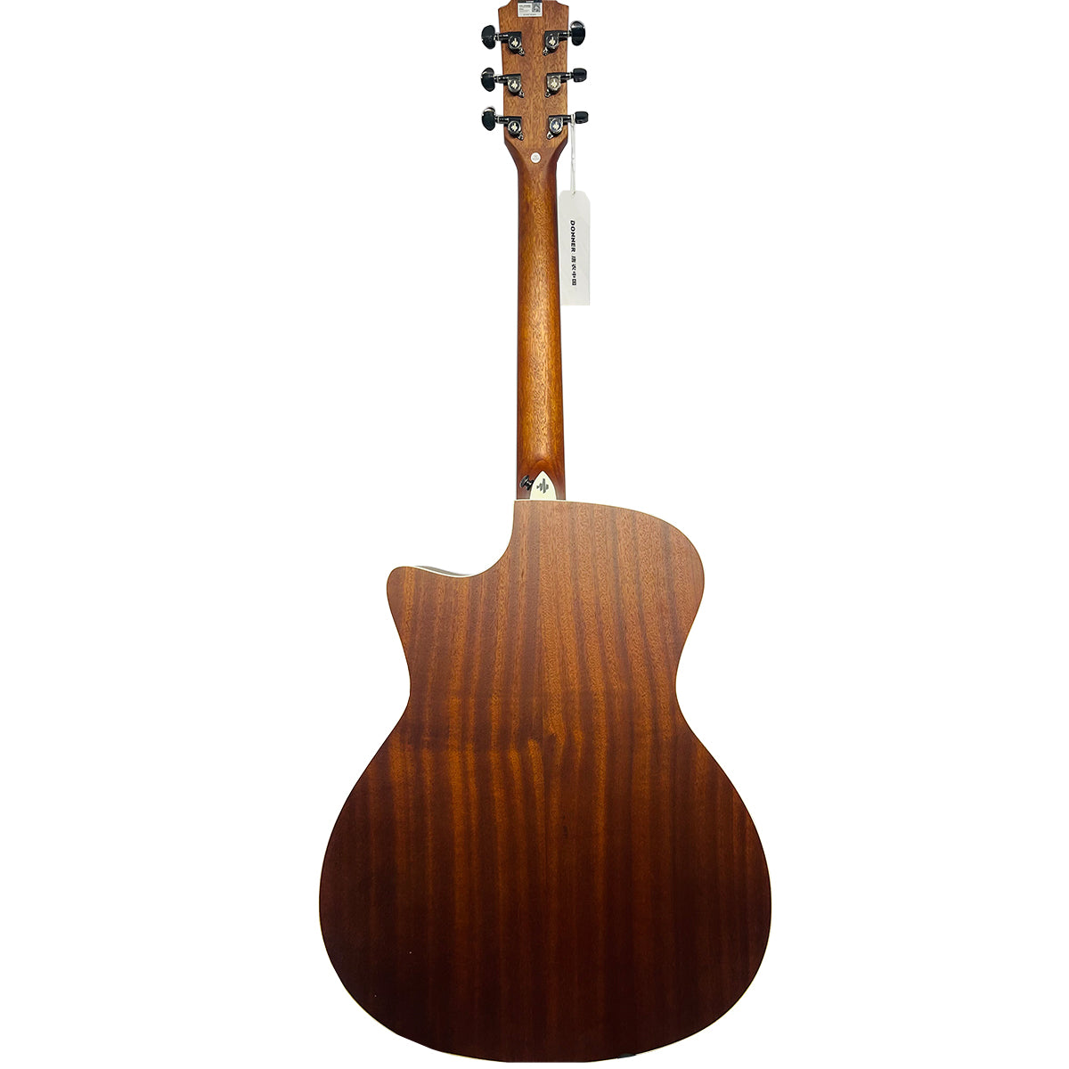 Guitarra Acústica Donner D-105 Negra + Estuche Abullonado