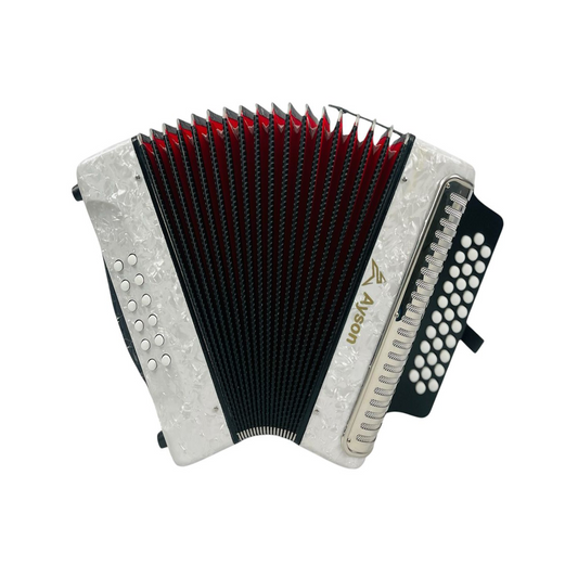Acordeon Ayson Besas 5 Letras Si Bemol, Mi Bemol, La Bemol