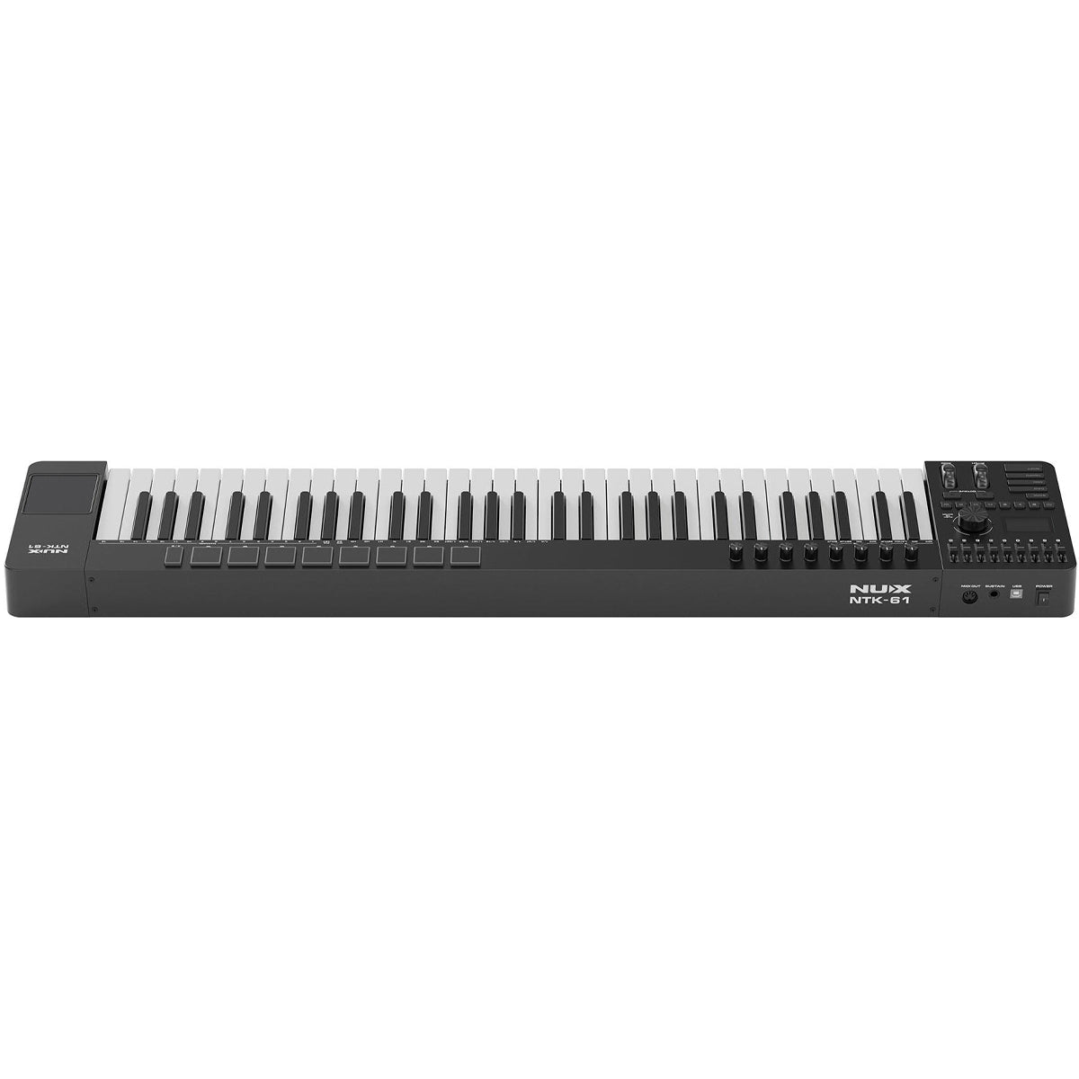 Teclado Controlador Midi Nux Ntk-61 De 61 Teclas