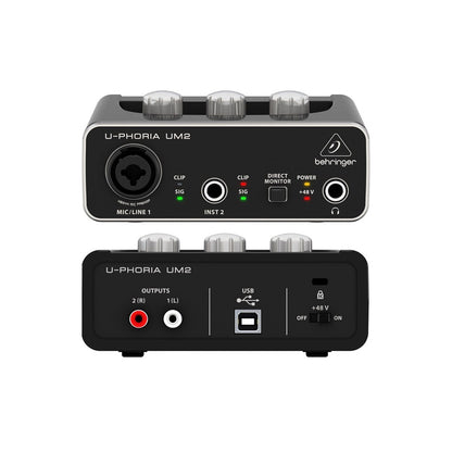 Interfaz Consola De Audio Behringer Um2 U-phoria