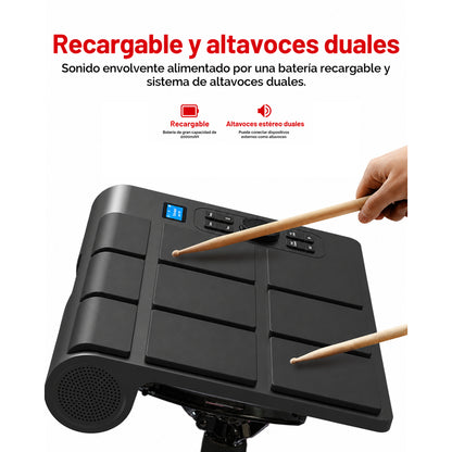 Bateria Electronica Portatil 9 Pads - ED02