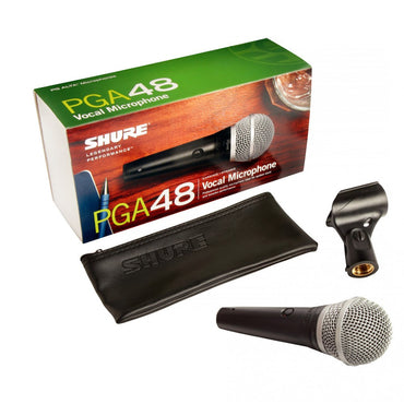 Micrófono Shure Pg Alta Pga48-xlr Dinámico Cardioide Negro
