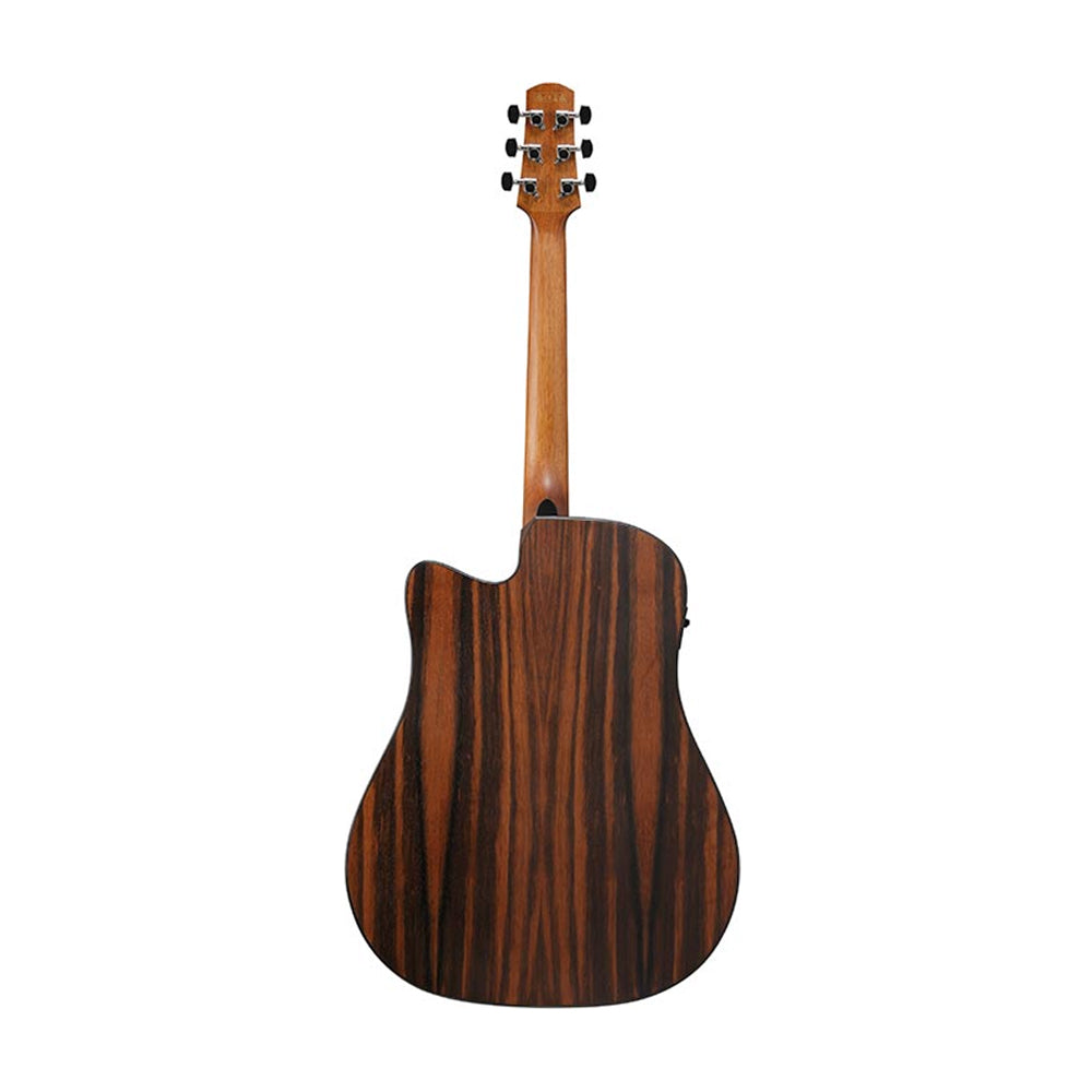 Guitarra Electroacústica Ibanez Aad70ce-tbn - 6 Cuerdas