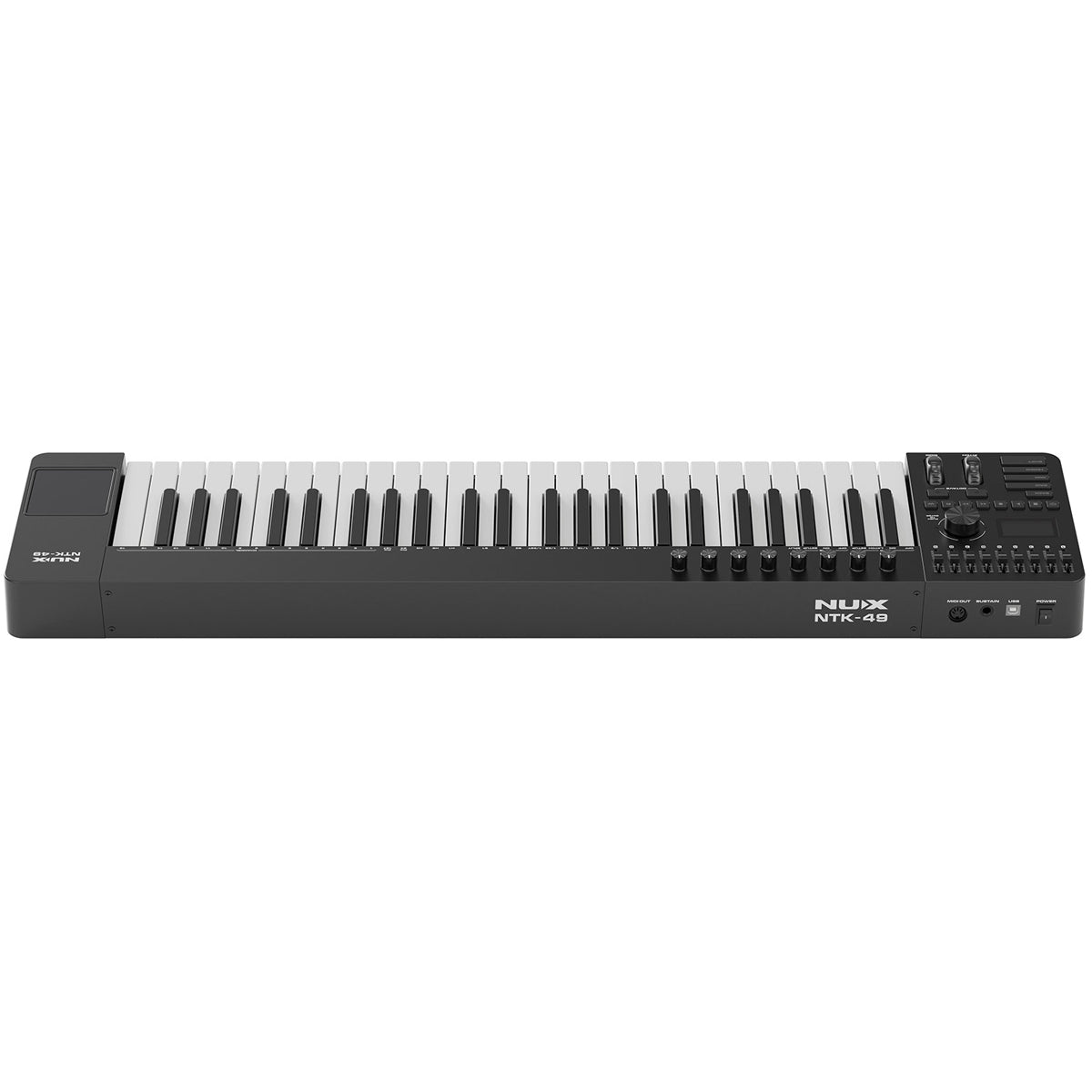 Teclado Controlador Midi Nux Ntk-49 Midi 49 Teclas