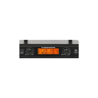 Micrófono Uhf Inalámbrico Doble De Mano Aurora X-7