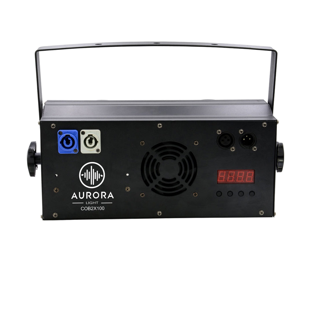 Luz Par Led 2 Focos Profesional Aurora Cob2x100 100w