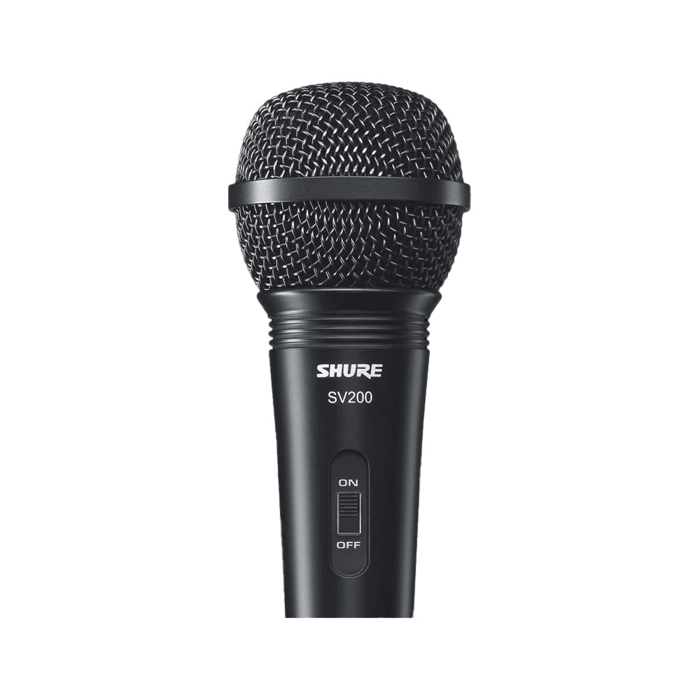 Micrófono Shure Sv200 Dinámico Cardioide Negro + Cable