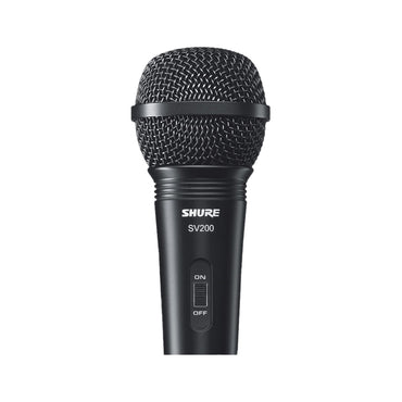 Micrófono Shure Sv200 Dinámico Cardioide Negro + Cable