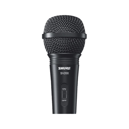 Micrófono Shure Sv200 Dinámico Cardioide Negro + Cable