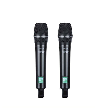 Micrófono Inalámbrico Doble De Mano Pro Dj Uhv-822m