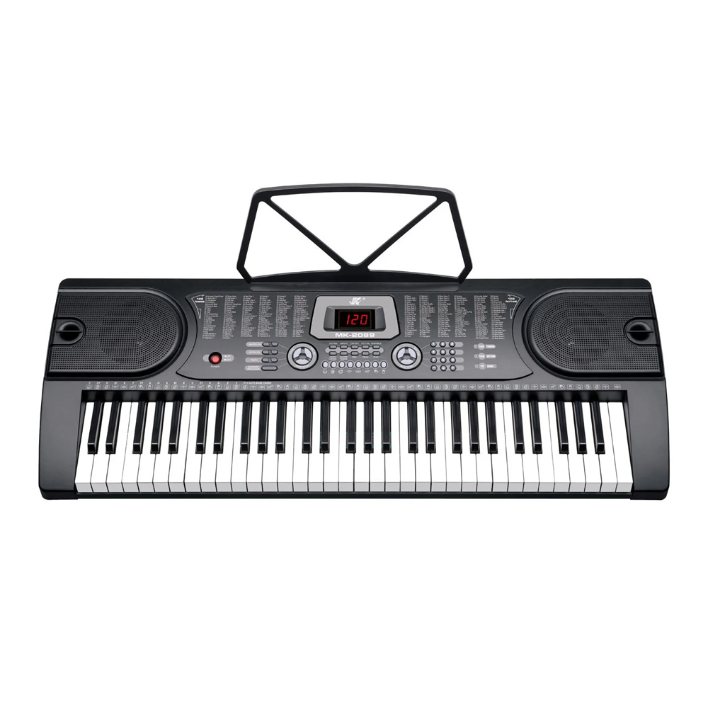 Teclado Organeta Mk2089 Under 61 Teclas  Microfono Adaptador
