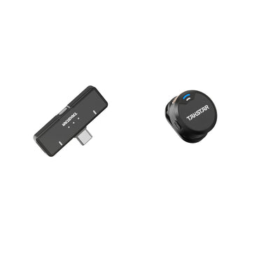 Micrófono Dual De Grabación De Solapa Inalámbrico Takstar V2