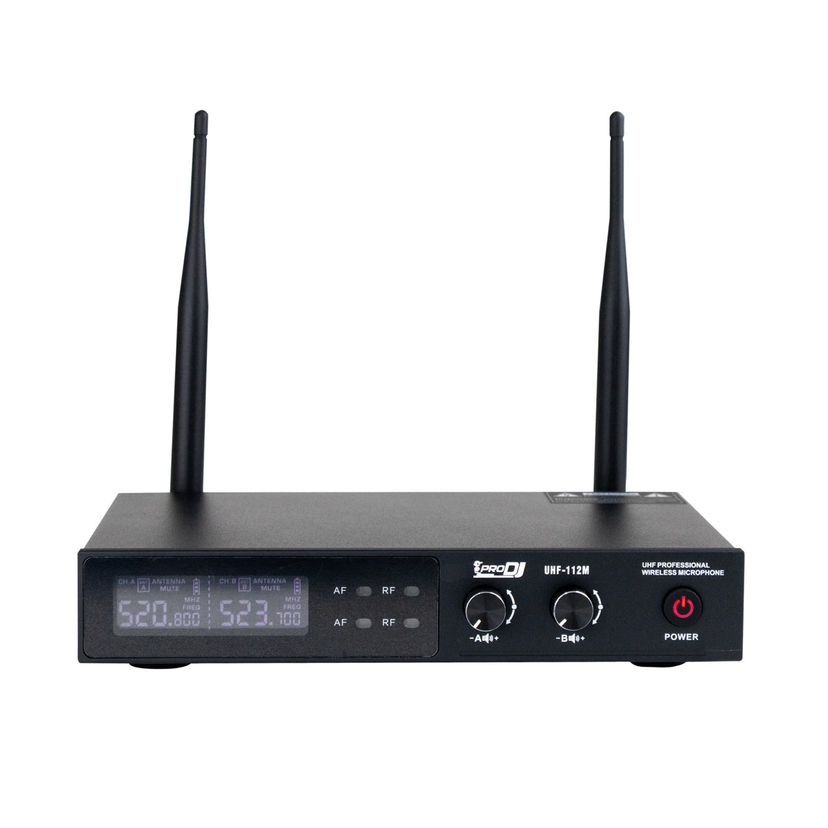Micrófono Inalámbrico Doble De Mano Pro Dj Uhf-112m