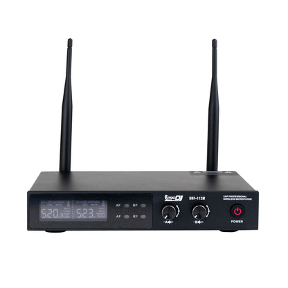 Micrófono Inalámbrico Doble De Mano Pro Dj Uhf-112m