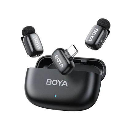 MICRÓFONO INALÁMBRICO BOYA MINI-14 DOBLE USB-C 2,4 GHZ
