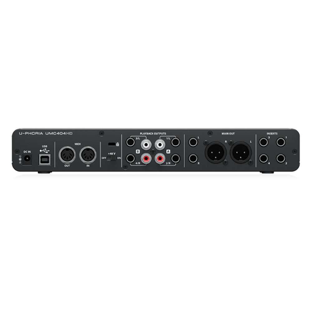 Interfaz De Audio Behringer U-phoria Umc404hd - Interface