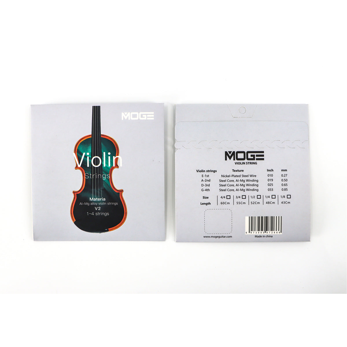 Encordado Strings Moge V2 4/4 Para Violin