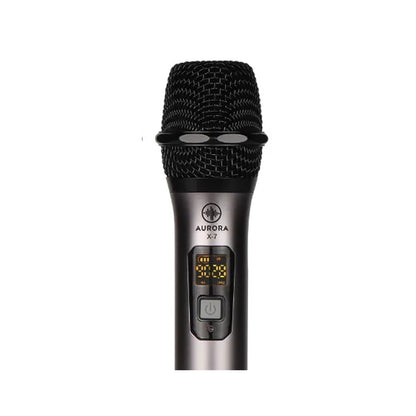 Micrófono Uhf Inalámbrico Doble De Mano Aurora X-7