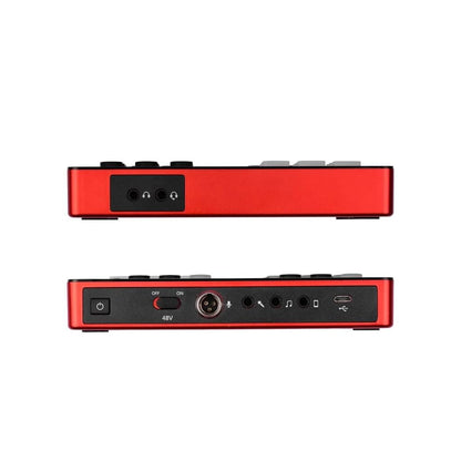 Interfaz De Sonido Portátil Para Transmisión En Vivo Sc-m1
