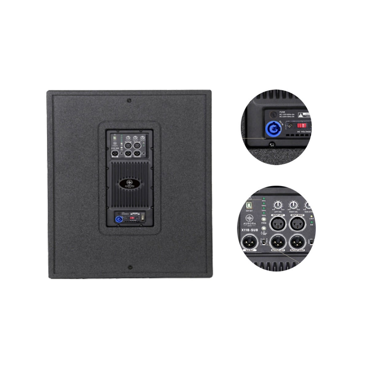 Subwoofer Activo Aurora Avx X118-sub - 4500w