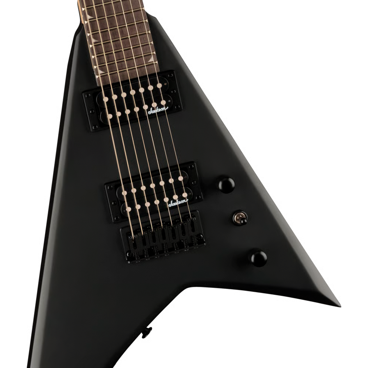 Guitarra Eléctrica de 7 Cuerdas Jackson Js22-7 RR - Santin Black
