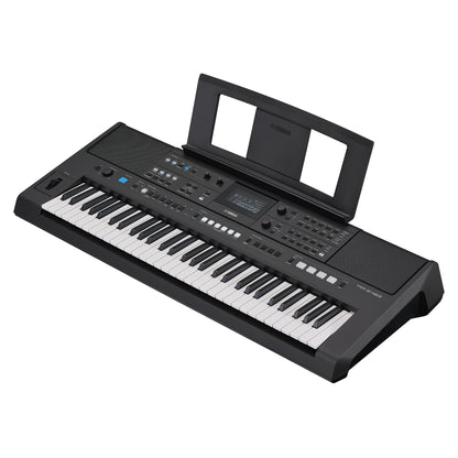 Teclado Yamaha Organeta PSR-E483 + Adap + Base Doble +Estuche Semiduro+ Silla+Pedal Sustain