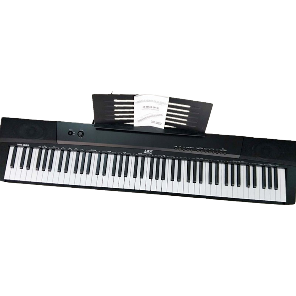 Teclado Electrónico Midi 88 Teclas Meike Mk-885s Con Mueble