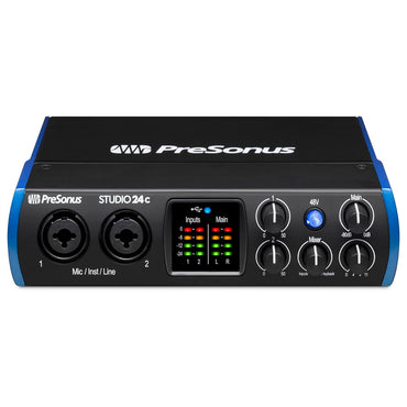 Interfase De Audio Presonus Studio 24c - Usb-c 2 Canales