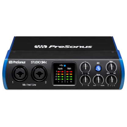 Interfase De Audio Presonus Studio 24c - Usb-c 2 Canales