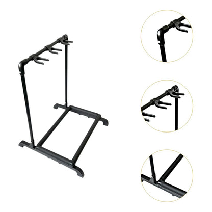Base Atril Soporte Para 3 Guitarras Jyc-j-p3 Plegable