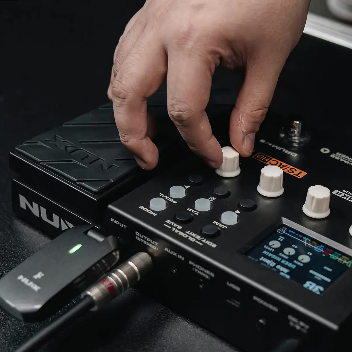 Pedalera Multi-efectos Para Guitarra Eléctrica Nux Mg-300 MKII