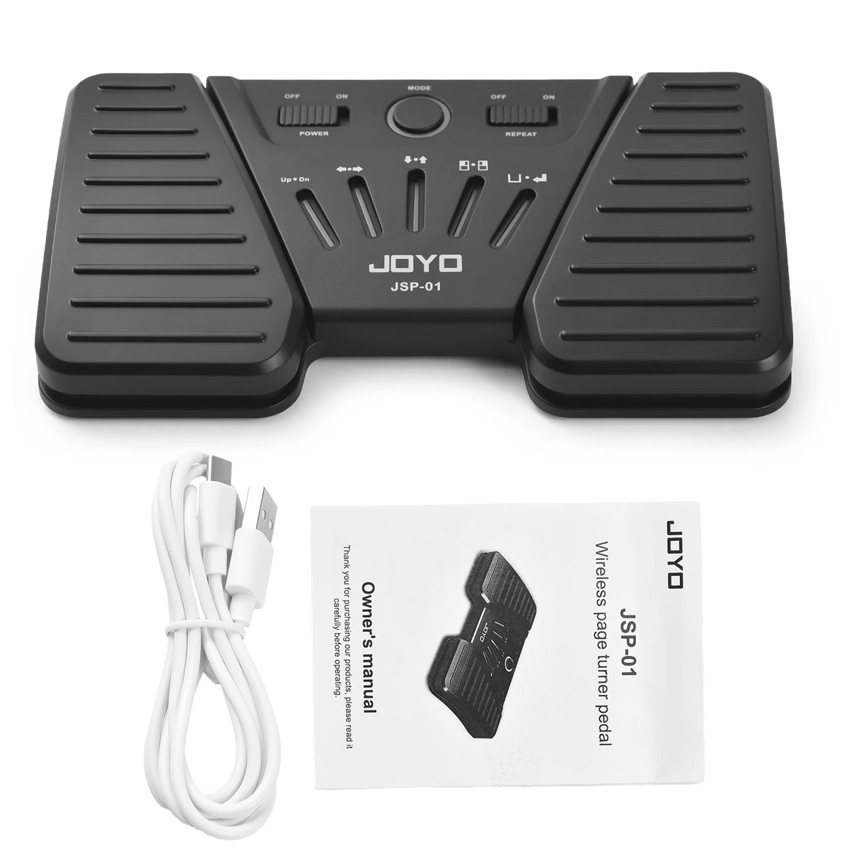 Pedal Giratorio Inalámbrico Para Partitura Joyo Jsp-01