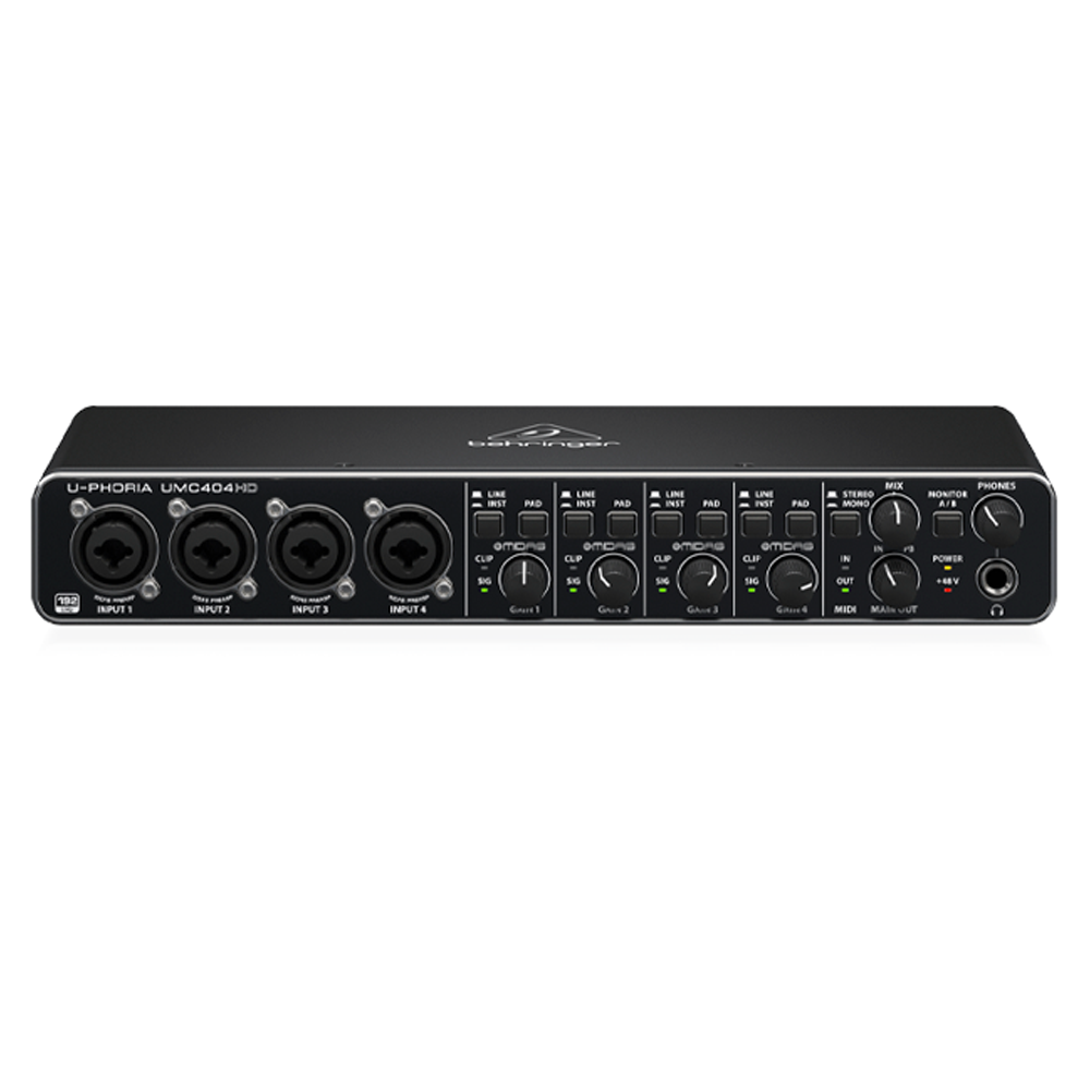 Interfaz De Audio Behringer U-phoria Umc404hd - Interface