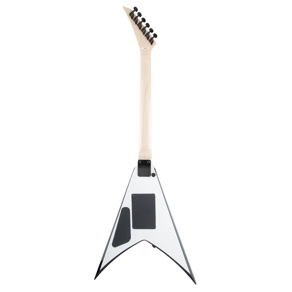 Guitarra Eléctrica Jackson Js Series King V Js32 Blanco Con Biseles Negros
