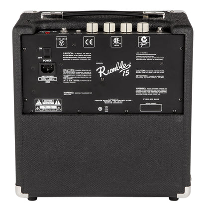 Amplificador Fender Rumble 15 Para Bajo Eléctrico