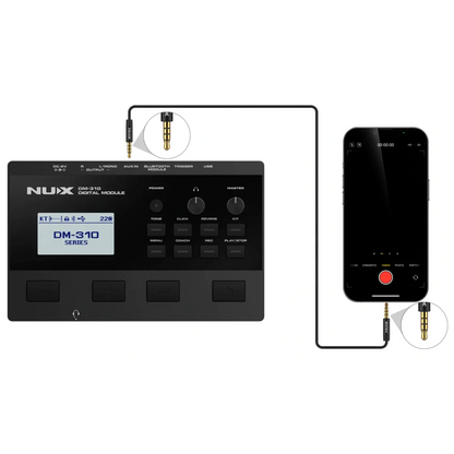 Batería Eléctrica Nux Dm-310 Pads En Malla + Bombos + Silla
