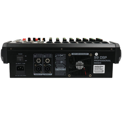 CONSOLA MEZCLADORA ACTIVA PC80S-350W PRO DJ