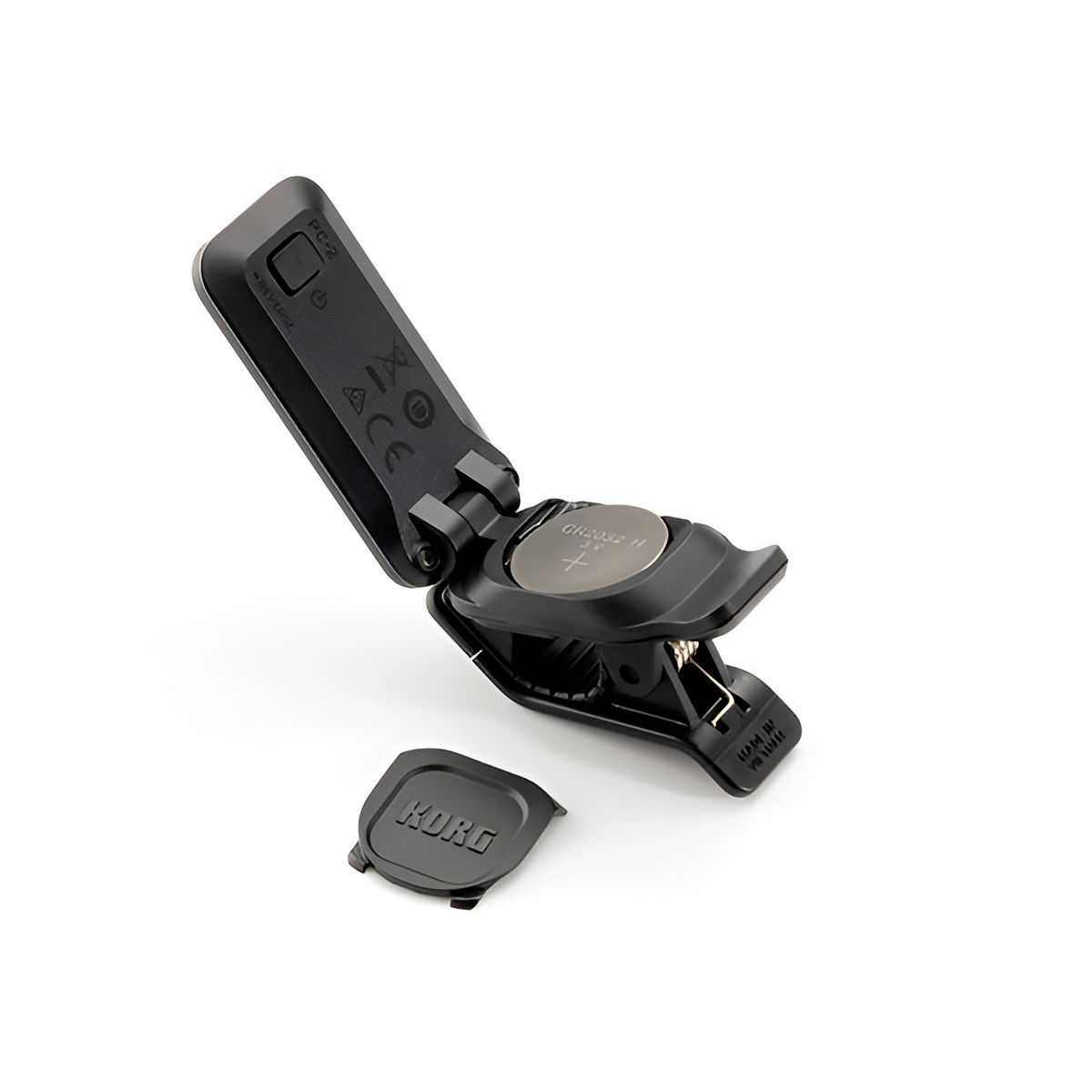 Afinador De Guitarra Korg Pitchclip2 Pc2 De Pinza Negro