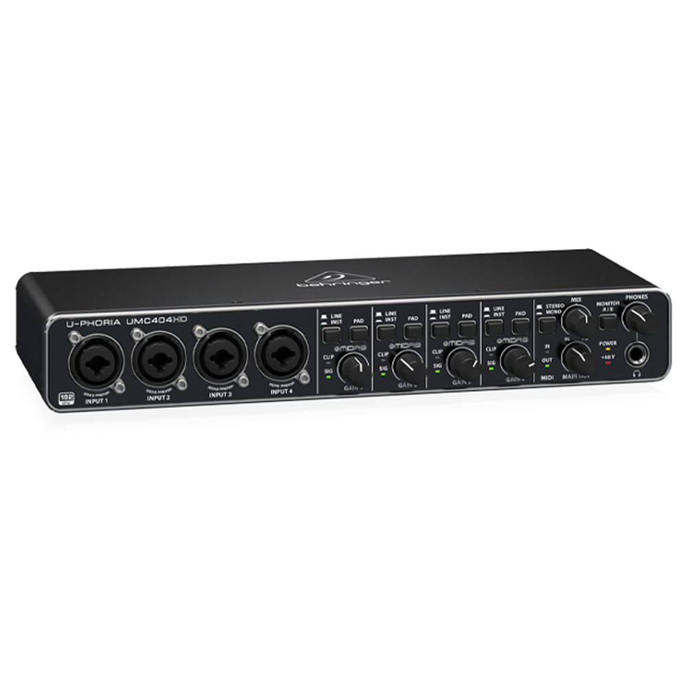 Interfaz De Audio Behringer U-phoria Umc404hd - Interface