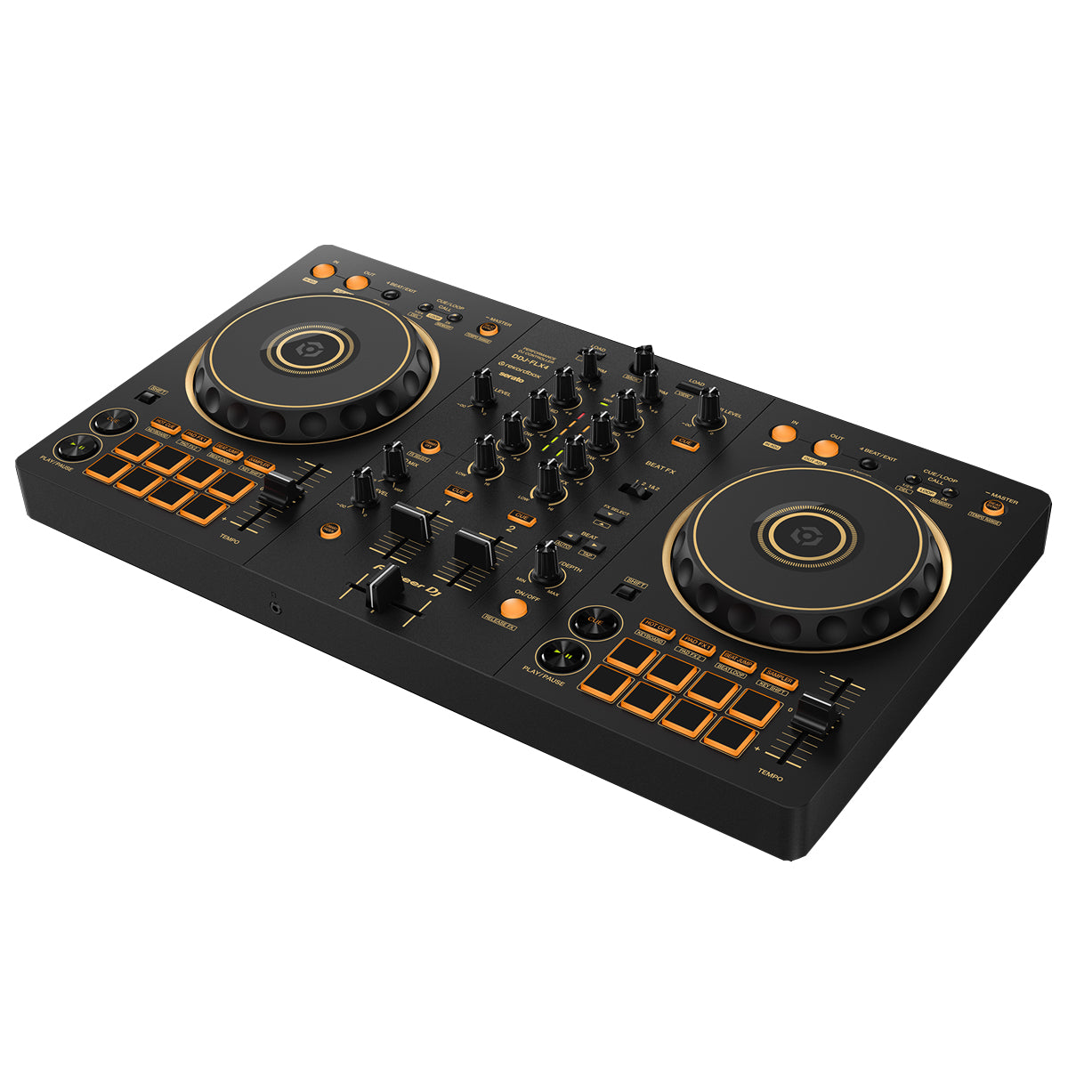 Controlador Consola Mezcladora Pioneer Dj Ddj Flx4n - Gold
