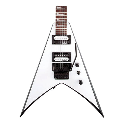 Guitarra Eléctrica Jackson Js Series King V Js32 Blanco Con Biseles Negros