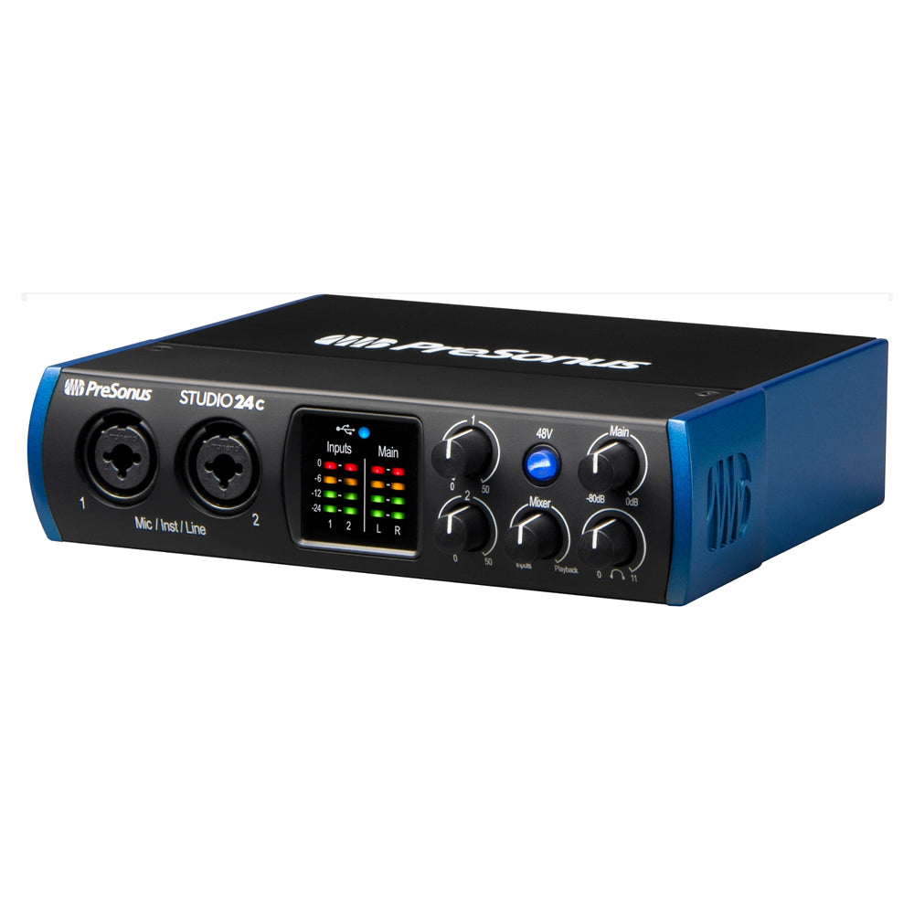 Interfase De Audio Presonus Studio 24c - Usb-c 2 Canales