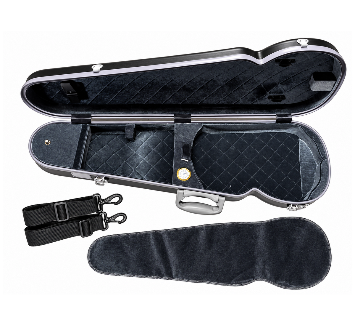 Estuche Rigido Para Violin 4/4 Tipo Cocodrilo