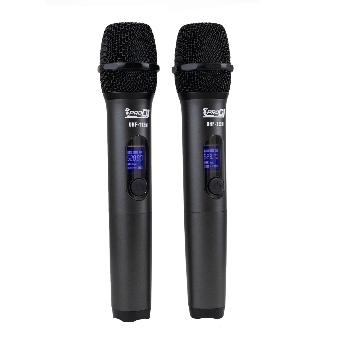 Micrófono Inalámbrico Doble De Mano Pro Dj Uhf-112m