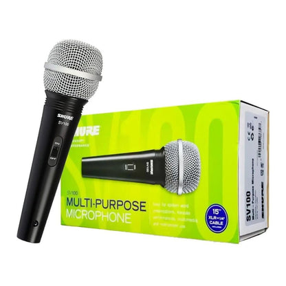 Microfono Shure Sv100 Estudio De Mano Original + Cable