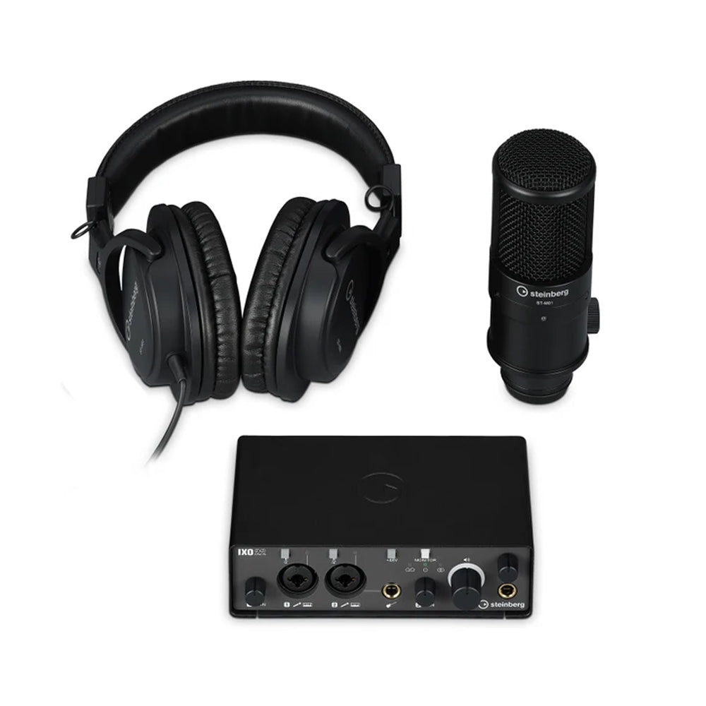 Pack Combo Interfaz De Grabación De Audio Steinberg Ixo22b