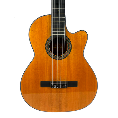 Guitarra Acústica Tapa En Cedro Macizo Gálica 38'' (96.5cm) CG-201 + Estuche Semiduro