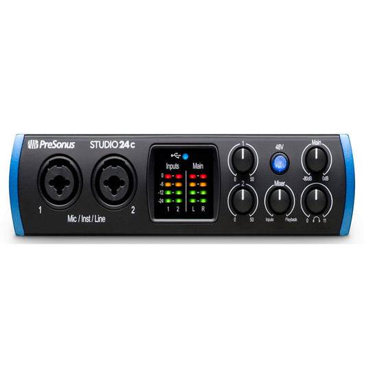 Interfase De Audio Presonus Studio 24c - Usb-c 2 Canales